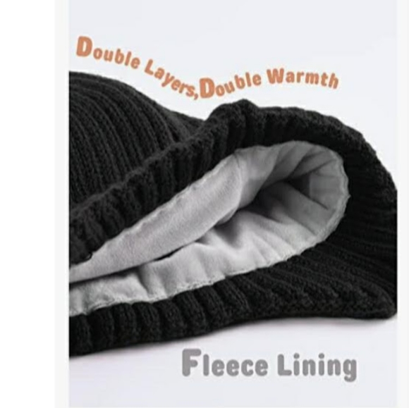 NWOT Fleece Lined Hat - Picture 4 of 7